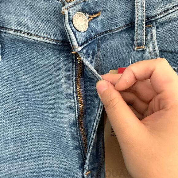 Levi’s 720 High Rise Super Skinny Cropped Jeans in Indie Disco - Picture 8 of 14